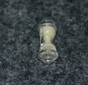 (1) 1x1x2 Clear Hourglass ( Minifigure Accessory ) Brick ~ NEW Lego Parts ~