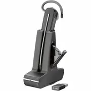 Poly Savi 8200 Office 8245 Wireless On-ear, Earbud Mono Earset - Monaural - In-ear - DECT - Noise Cancelling Microphone