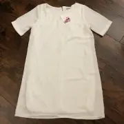 Dainty Hooligan White Shift Mini Dress Womens M