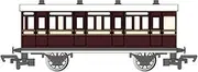 Bachmann Trains - Thomas & Friends TOBY'S Museum Brake Coach - HO Scale,Prototypical Colors