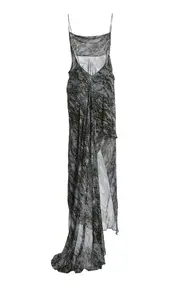 [Christopher Esber] Cowl Hip Slip Print Dress