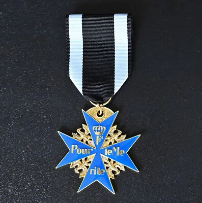 Order of Pour Le Merite Prussian Military Medal Highest Honor WW1 German Badge