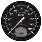 AX50GBLF AutoCross Gray 4 5/8" Speedtachular