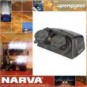 Narva Heavy Duty Twin Surface Mount Accessory/Engel Type Sockets Blister Pack
