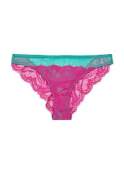 Dora Larsen Rubio Lace Briefs - Pink 12 (UK12 / M)