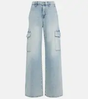 [7 For All Mankind] 7 For All Mankind Scout cargo jeans UK 14 blue