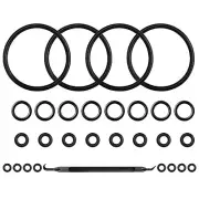 Homebrew Gasket Set, 28 PCS Cornelius Corny Brewing Beer Keg Black