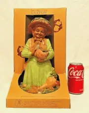 RARE 2003 TOM CLARK LTD. ED. "LILYPON" 12" SIGNED GREEN THUMB GNOME, CAIRN NIB