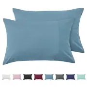 LINENOVA Cotton Blend Pillow Cases Cushion Cover - Home Decor & Ultra Soft & Durable