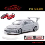 現貨CM 多色1:64三菱EVO藍瑟9代IX VOLTEX改裝大尾翼合金汽車模型