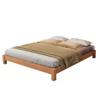 在飛比找樂天市場購物網優惠-【實木】床架 架子 落地床架 懸浮床架 雙人床架 單人床架 