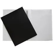 Aqua Drops Display Book A3 15 Pocket Refillable Black