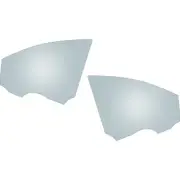 Set of 2 Door Glasses Front Driver & Passenger Side Left Right for C-Max Pair (for: Ford)