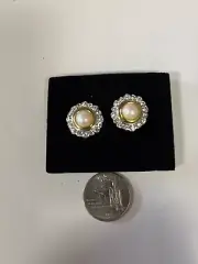 Avon Convertible Pearlesque Pierced Earrings