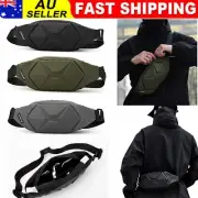 Men Chest Shoulder Bag Hard Shells Messenger Backpack Sling Crossbody Bag Sports