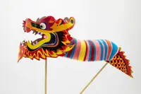 在飛比找樂天市場購物網優惠-新年元宵小紙龍舞龍舞獅手工藝品玩具剪紙中國風特色傳統國潮禮物