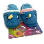 RD Blue Face Unicorn Slippers Slip-On Slippers Medium 9.5-10