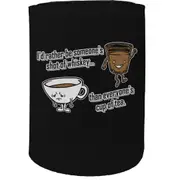 Alcohol Stubby Holder - Rather Whiskey Tea - Funny Novelty Birthday Gift Joke Beer Can Bottle