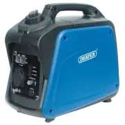 Draper Portable Petrol Inverter Generator 1000W 230V Fuel tank 3.0L 95196