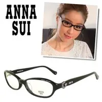 在飛比找森森購物網優惠-Anna Sui 安娜蘇浪漫蝴蝶鑲圓珠蕾絲光學眼鏡 三色 -