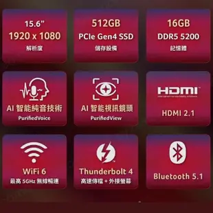 【Acer 宏碁】15.6吋13代i5 RTX電競筆電(Nitro V/ANV15-51-55K7/i5-13420H/16G/512G/RTX2050/W11)