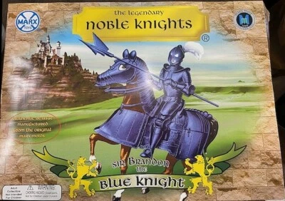 Marx Legendary Noble Knights: Sir Brandon The Blue Knight, New, Rare
