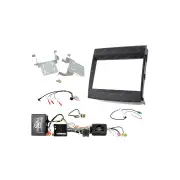 Aerpro Double DIN Matte Black Install Kit - Amplified for Porsche Cayenne 10-16