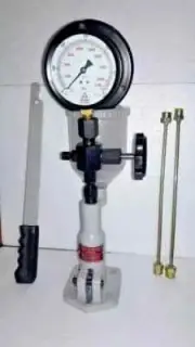DIESEL INJECTOR NOZZLE TESTER ECONOMY MODEL 600 KG / 8700 PSI GAUGE DUAL SCALE