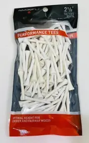 Maxfli Natural Performance Golf Tees 100 Pak 2 1/8"