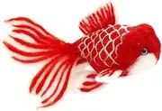 Angoily Handmade Felting Kit Goldfish Motif Wool Cord Knitting Wool DIY Felting Supplies
