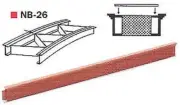 Peco Nb-26 N Scale Brick Edge for Platform Station