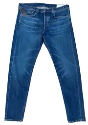 Rag and Bone Size: 38x33 - Linden Fit: 1’ - Extra Slim M1224K880LIN - Med. Blue