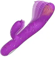 10 Frequency Rabbit Toys Rechargeable Adult Toys Adult Sensory Toys for Women Female Pleasure Devices Powerful Tongue and Licking G Toys for Female Couples Panty Stimulation
