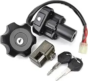 Ignition Key Switches for Suzuki DR650 DR650SE 1996-2022 37000-04810 37000-04811 37000-04812 DR 650 650SE Ignition Switch Fuel Cap Seat Lock Key Ignition Barrel Key Switch