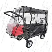 Rain Cover for Wagon - Foldable Rain Cover for Carts, Rain Cover for Trolleys, Folding Trolley Rain Cover, Folding Pushchair, Trolley Accessories, Trolley Cover for Garden, Camping, Picnic