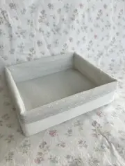 Small Linen Basket Tray Storage Organizer IKEAs “Baxna”