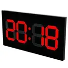 Home Acrylic Digital 3D Clock Remote Control Perpetual Calendar Alarm Clock