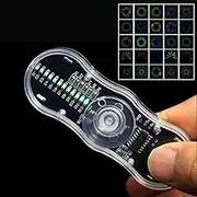 ISolderStore LED Rotating Gyroscope DIY Kit 2 Leaves Gyroscope SMD Soldering Project Soldering Practice Kit Electronics Kit for Students
