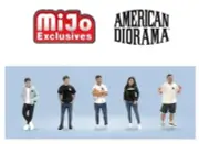 Team Liberty Walk Figure set of 5 pcs – MiJo Exclusives - 1/64 American Diorama