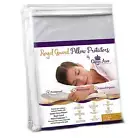2 Pack Royal Guard Allergy Pillow Protectors and Dust Mite Covers