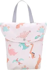 LIFKOME Diaper Bag Portable Nappy Storage Pouch Multi Functional Organizer for Wet Dry Diapers Durable Travel Essential for Parents for Care