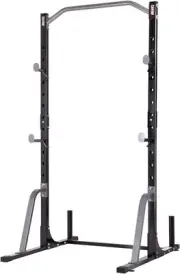 Home Gym Adjustable Squat Rack with Built-in Stability Anchors - 300 lbs Limit