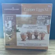 Copper Chef Copper Eggs Set (As Seen On TV) Non-Stick Coating No Peeling Eggs