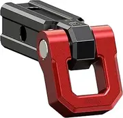 RENO Shackle Hitch Receiver, 2" Receiver Towing Mount with 3/4" D-Ring Shackle Combo kit - Heavy Duty 45,000 lbs Compatible with Trucks Off Road SUV 4x4 Vehicle Towing Recovery (Aluminum, Red)