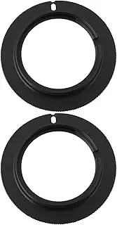 VGOL M42 Lens Adapter M42-AF Compatible with Sony Alpha A Mount Black Pack of 2
