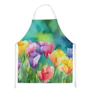Freesia Freesias Watercolor Apron DAC1566APRON