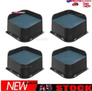 Height Increase 3 Inch Trapezoidal L-Shape Half Top Spike Bottom Rubber Strip N⇧