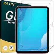 [2 Pack] KATIN Screen Protector for iPad 10th Generation (10.9-inch 2022 Models A2696/A2757/A2777) Tempered Glass Film, Anti-Scratch, Bubble Free