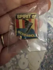 Spirit Of Nebraska Bomber Hat Pin