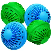 在飛比找momo購物網優惠-【台灣製造】強力渦輪免洗劑環保洗衣球超值組(健康洗衣球4入)